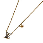 Louis Vuitton Necklace LV Iconic Logo Gold Plated