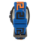 Versace Dominus Watch SS Rubber Quartz Blue — view 3