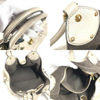 Louis Vuitton Shoulder Bag XL Monogram Mahina Leather Run White — view 8