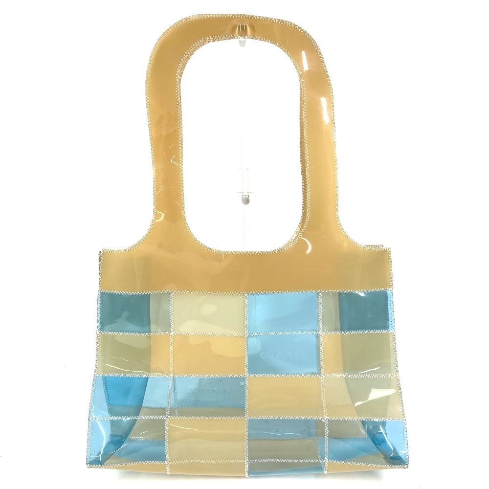 Chanel Shoulder Bag Patchwork Vinyl Beige — view 2