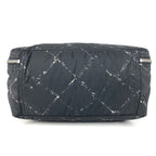 Chanel Handbag Logo Nylon Black — view 5