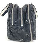 Chanel Handbag Logo Nylon Black — view 4