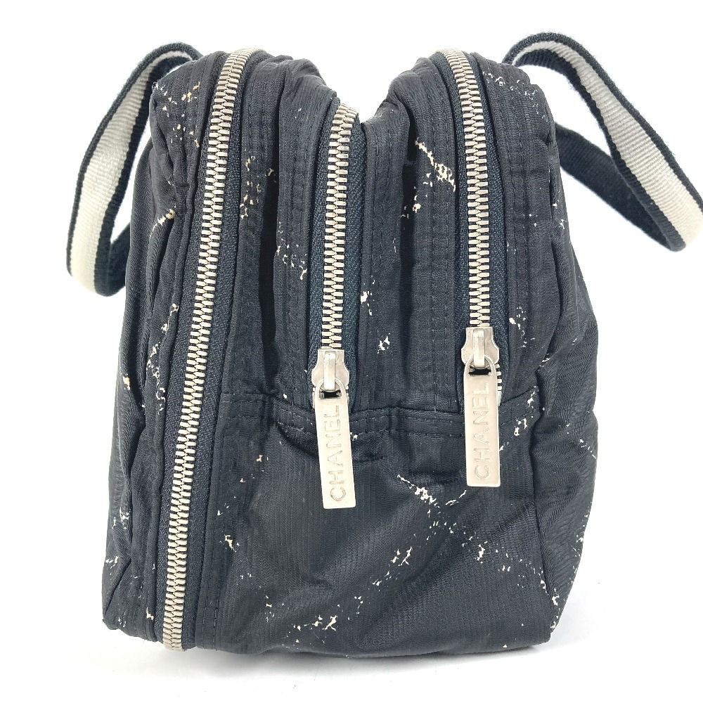Chanel Handbag Logo Nylon Black — view 3