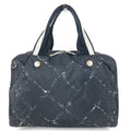 Chanel Handbag Logo Nylon Black