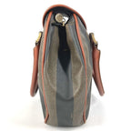 Fendi Handbag Logo Pecan Leather Khaki — view 4