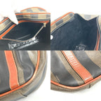 Fendi Handbag Logo Pecan Leather Khaki — view 9