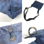 Louis Vuitton Shoulder Bag Alize Nylon Blue — view 7