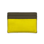 Loewe Card Case Brown Yellow Leather — view 2