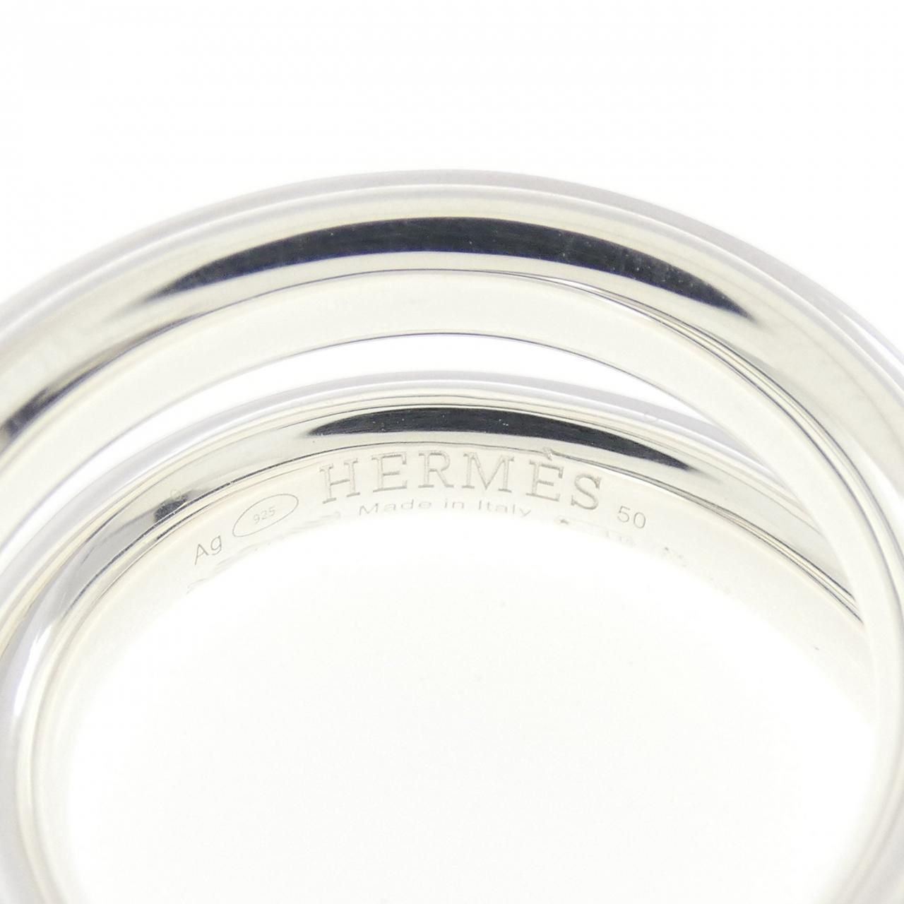 Hermes Vertiges Ring Silver — view 4