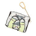Louis Vuitton Card Case Monogram Pauket Purse Business Holder Cat