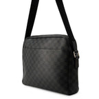 Louis Vuitton Shoulder Bag Damier Graphite Dayton MM Black — view 2