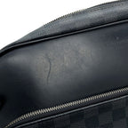 Louis Vuitton Shoulder Bag Damier Graphite Dayton MM Black — view 7