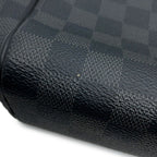 Louis Vuitton Shoulder Bag Damier Graphite Dayton MM Black — view 9