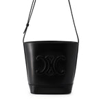 Celine Shoulder Bag Cuir Triomphe Small Black