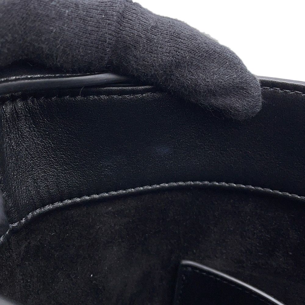 Celine Shoulder Bag Cuir Triomphe Small Black — view 8