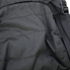 Prada Quilted Backpack Nylon Sac Black — view 6
