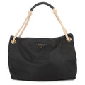 Prada Shoulder Bag Marina Large Re-Nylon Black