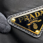 Prada Shoulder Bag Marina Large Re-Nylon Black — view 8