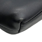 Prada Shoulder Bag Triangle Logo Leather Black — view 6