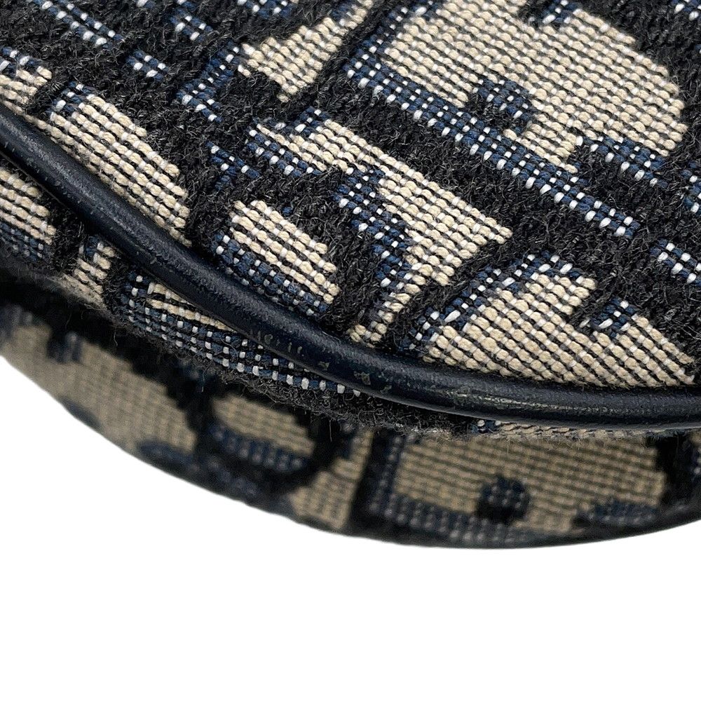 Dior Oak Saddle Bag Mini Canvas Trotter — view 9