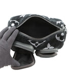 Louis Vuitton Handbag Monogram Eclipse Tufting Keepall Bandouliere 25 Black — view 5
