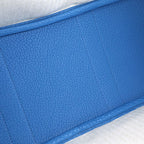 Hermes Garden Party TPM Blue Utourmer Negonda Handbag Silver — view 4