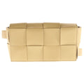 Bottega Veneta Cassette Mini Shoulder Bag Beige Leather