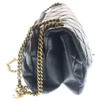 Chanel Quilted Shoulder Bag Black Lambskin Bag Gold Slide Adjuster Star — view 3