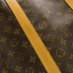 Louis Vuitton Keepall Bandouliere 60 Monogram Leather Shoulder Boston Bag Gold — view 5