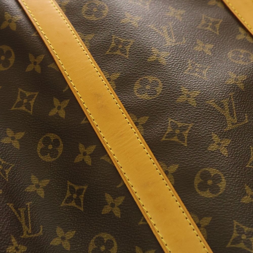 Louis Vuitton Keepall Bandouliere 60 Monogram Leather Shoulder Boston Bag Gold — view 5