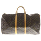 Louis Vuitton Keepall Bandouliere 60 Monogram Leather Shoulder Boston Bag Gold