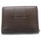 Bottega Veneta Cassette Zip Around Leather Maxi Intrecciato Compact Wallet — view 2