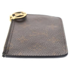 Louis Vuitton Card Holder Romy Monogram Coin Fragment Case Gold Brown — view 3