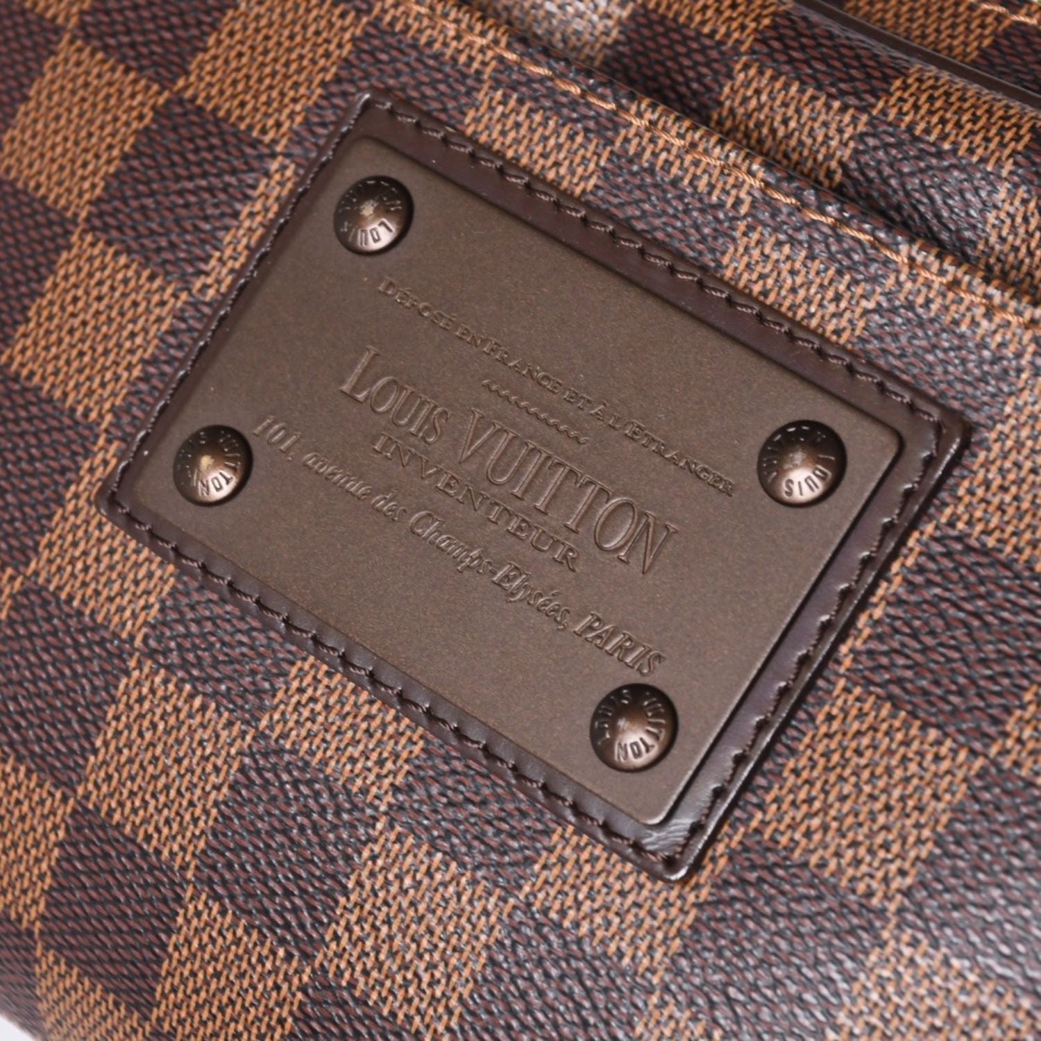 Louis Vuitton Damier Bum Bag Brooklyn Brown — view 7