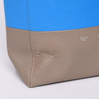 Celine Tote Bag 2-Way Small Vertical Leather Blue Khaki — view 8