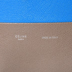 Celine Tote Bag 2-Way Small Vertical Leather Blue Khaki — view 7