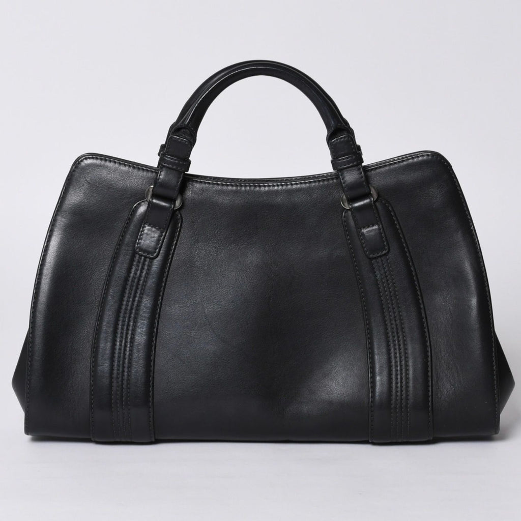 Loewe Camoscio Anagram Logo Leather Tote Bag — view 2