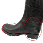 Bottega Veneta Rain Boots Intrecciato Long Length 35 Black — view 9