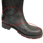 Bottega Veneta Rain Boots Intrecciato Long Length 35 Black — view 8