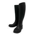 Bottega Veneta Rain Boots Intrecciato Long Length 35 Black