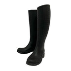 Bottega Veneta Rain Boots Intrecciato Long Length 35 Black