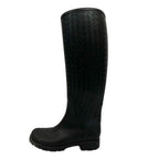 Bottega Veneta Rain Boots Intrecciato Long Length 35 Black — view 5
