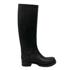 Bottega Veneta Rain Boots Intrecciato Long Length 35 Black — view 6
