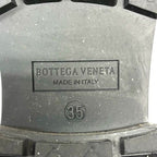 Bottega Veneta Rain Boots Intrecciato Long Length 35 Black — view 3