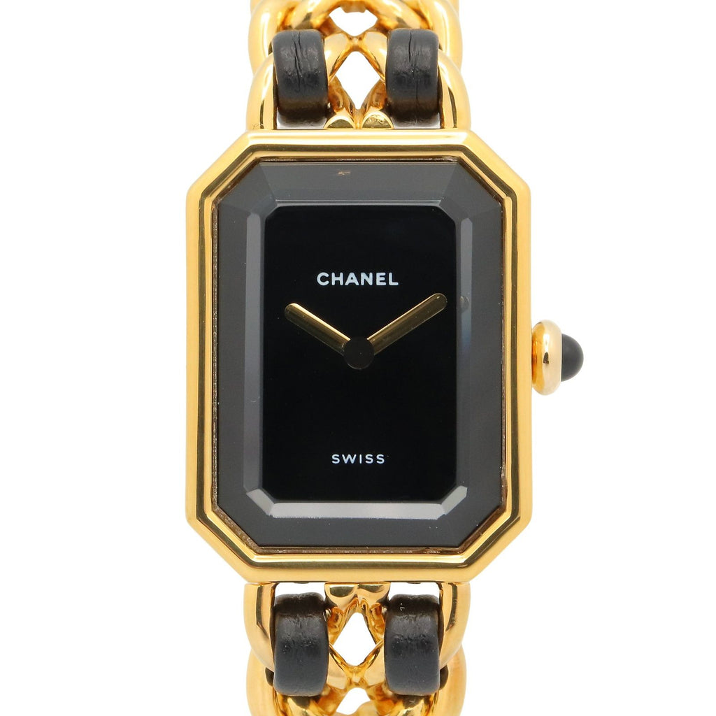 Chanel Watch Premiere S Black Leather