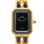Chanel Watch Premiere S Black Leather
