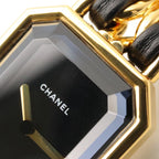 Chanel Watch Premiere M Black Leather — view 9