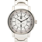 Bvlgari Watch Solo Tempo White Stainless Steel