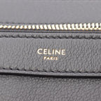 Celine Shoulder Bag Midi Amendre Black Leather — view 4