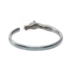 Hermes Bangle Chevalhose Stainless Steel Bracelet — view 2